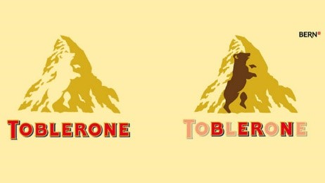 Het logo van Toblerone