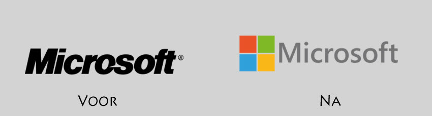 Waarom Microsoft hun logo veranderde